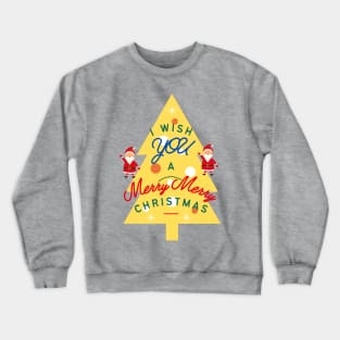 Wishing You Merry Christmas Crewneck Sweatshirt